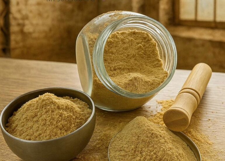 Harina de pulimento de arroz o harina de salvado de arroz (Bases para elaboración de condimentos, caldos en cubos, alimentación animal, fertilizantes y compostajes, aceites, sustratos para fermentaciones, cosmetología natural y jabonería artesanal. ✓ Presentación: 25kg y 50kg.